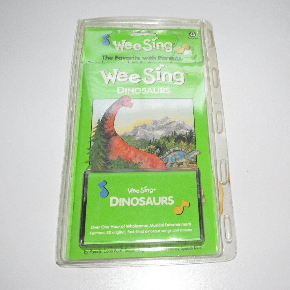 Wee Sing Dinosaurs Cassette & Songbook Set | Vintage 1991 Children’s Music
